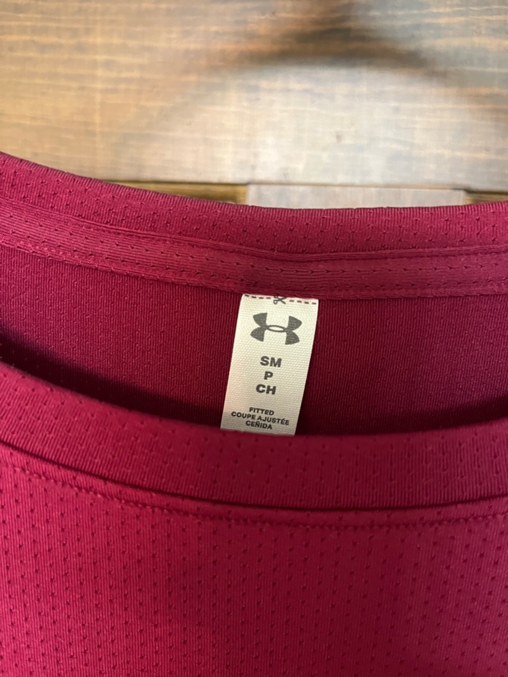Under Armour Long Sleeve Performance Top - Raspberry Red - Picture 4 of 4